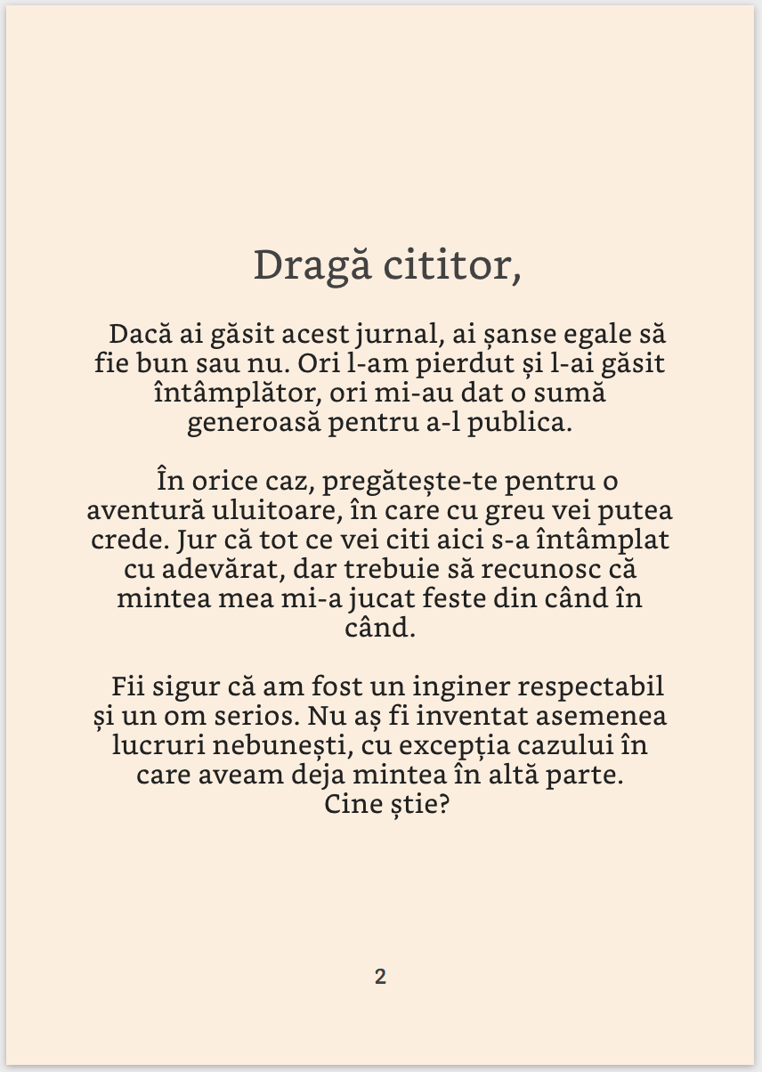 VOLUMUL 1 Cartea Jurnalul lui Popescu (cu autograf)